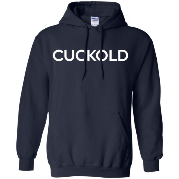 cuckold hoodie - navy blue
