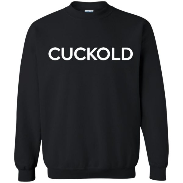 cuckold sweatshirt - black