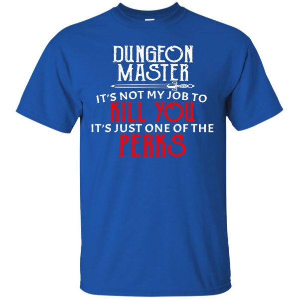 dungeon master t shirt - royal blue