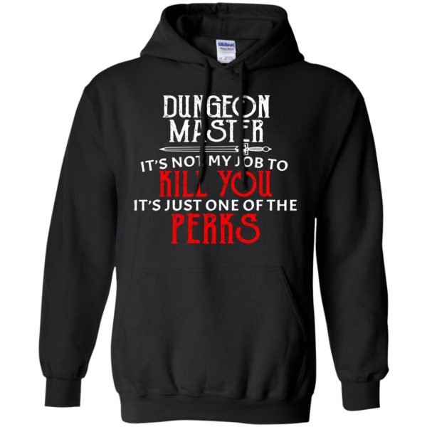 dungeon master hoodie - black