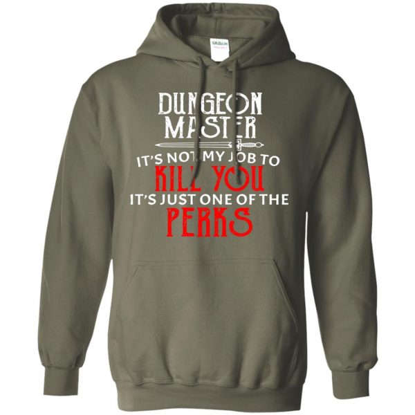 dungeon master hoodie - military green
