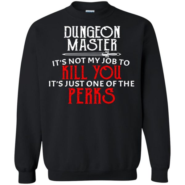 dungeon master sweatshirt - black