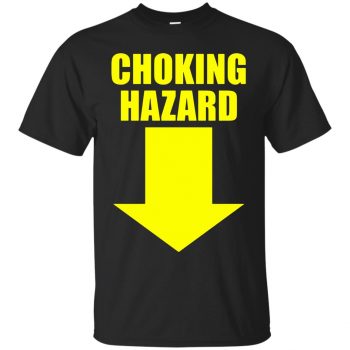 choking hazard shirt - black