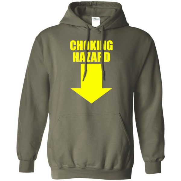 choking hazard hoodie - military green