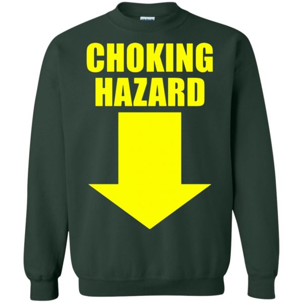 choking hazard sweatshirt - forest green