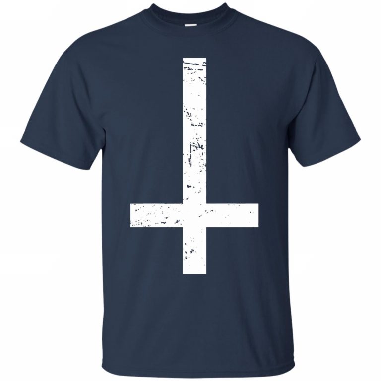 Upside Down Cross Tshirt - 10% Off - FavorMerch