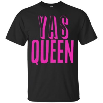 yas queen shirts - black