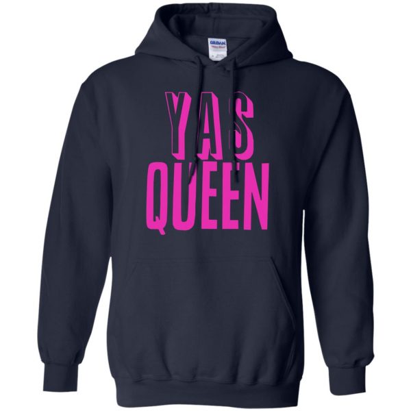 yas queens hoodie - navy blue