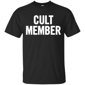 cult member shirt - black
