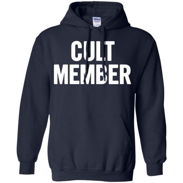 cult member hoodie - navy blue