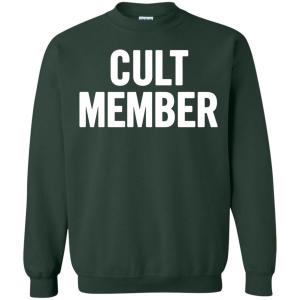 cult member sweatshirt - forest green