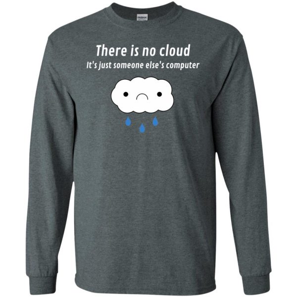 there is no cloud long sleeve - dark heather