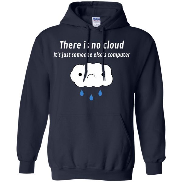 there is no cloud hoodie - navy blue