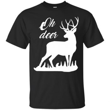 oh deer shirts - black
