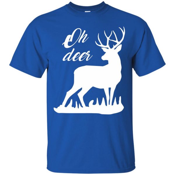 oh deers t shirt - royal blue