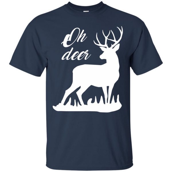oh deers t shirt - navy blue