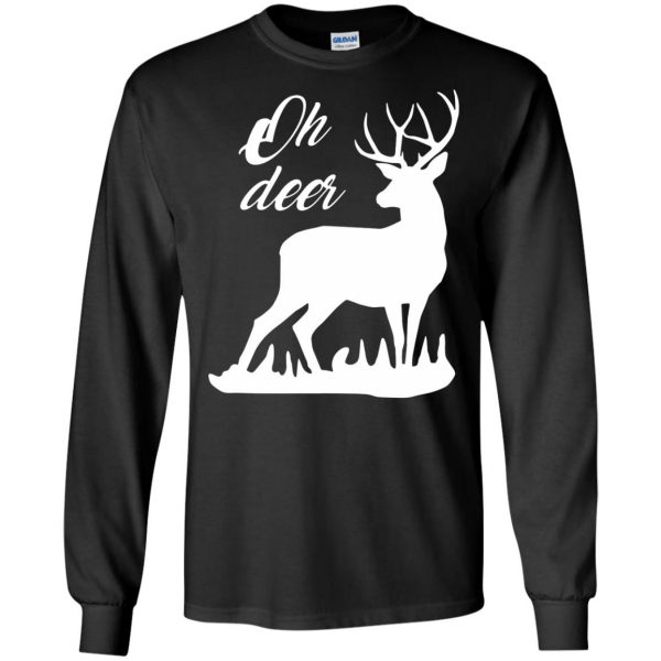 oh deers long sleeve - black