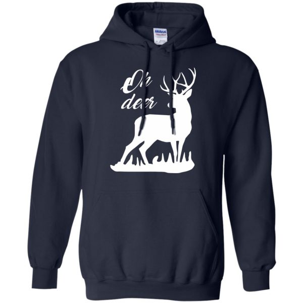 oh deers hoodie - navy blue