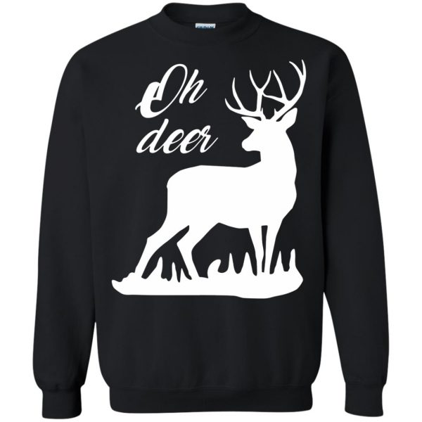 oh deers sweatshirt - black
