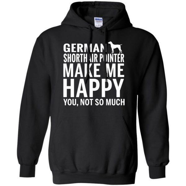 german shorthaired pointer hoodie - black