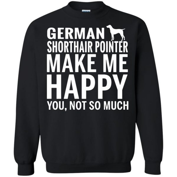 german shorthaired pointer sweatshirt - black