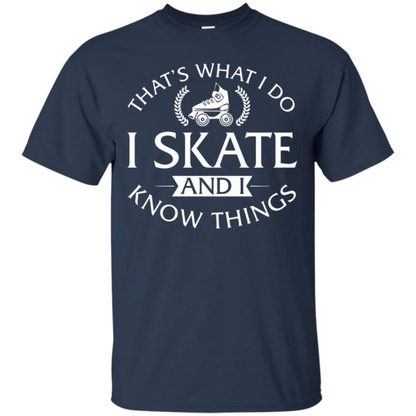 roller skating t shirt - navy blue