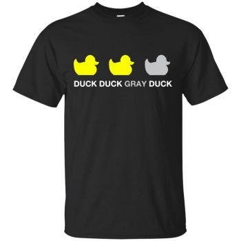 duck duck grey duck shirt - black