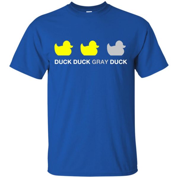 duck duck grey duck t shirt - royal blue