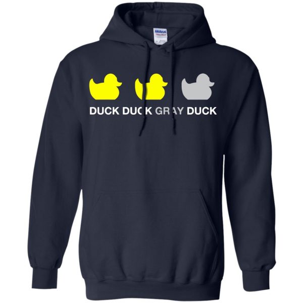 duck duck grey duck hoodie - navy blue