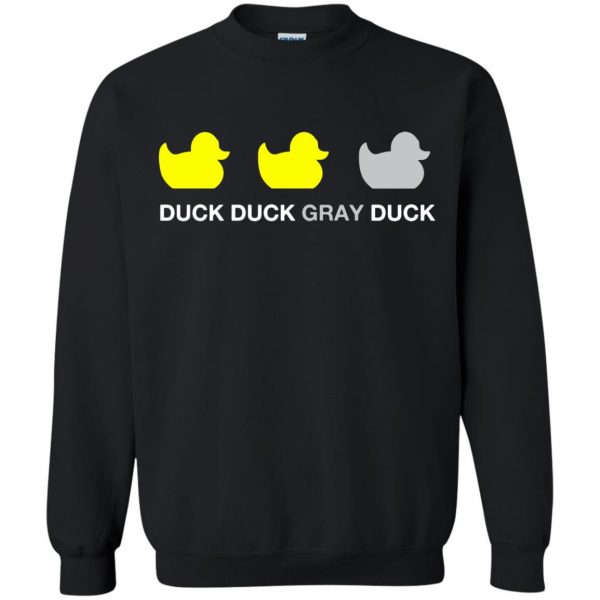 duck duck grey duck sweatshirt - black