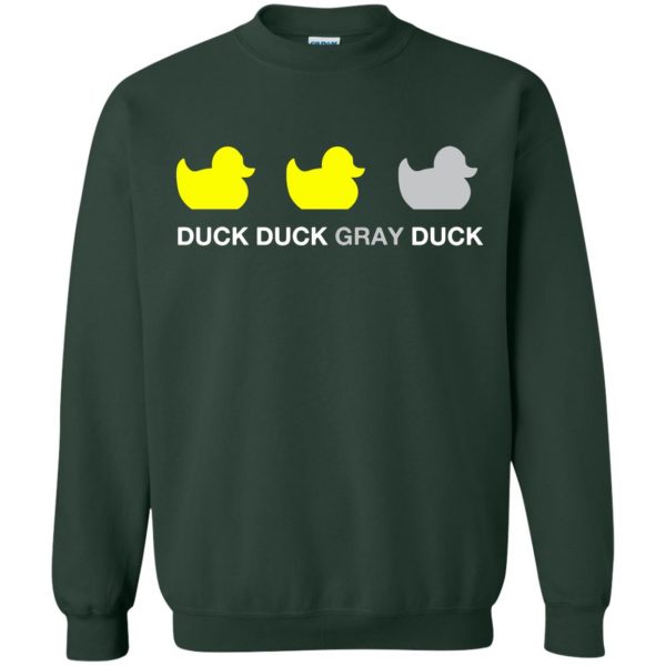 duck duck grey duck sweatshirt - forest green