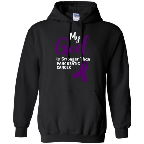 pancreatic cancer hoodie - black