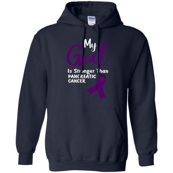 pancreatic cancer hoodie - navy blue