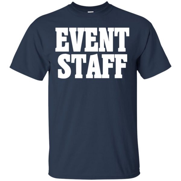 event staffs t shirt - navy blue