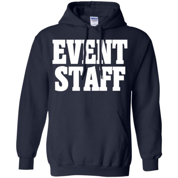 event staffs hoodie - navy blue