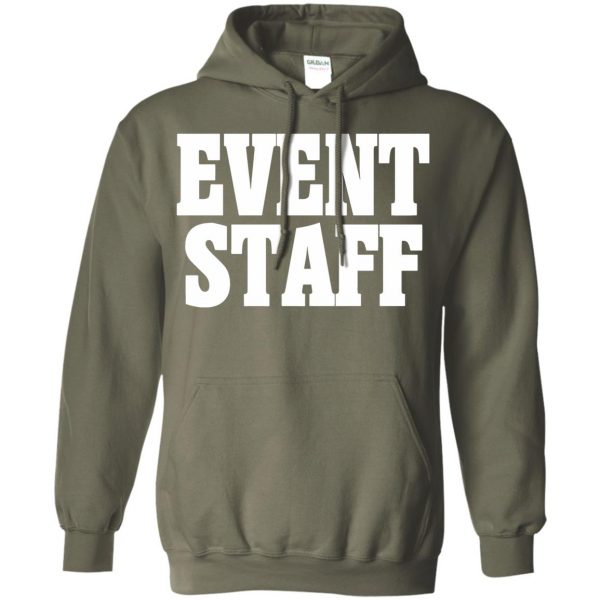 event staffs hoodie - military green