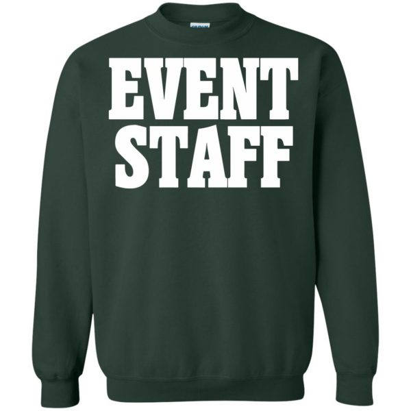 event staffs sweatshirt - forest green