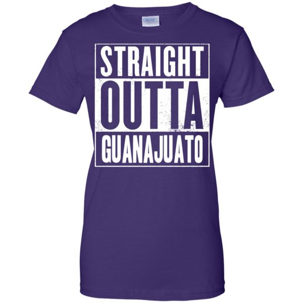 guanajuato womens t shirt - lady t shirt - purple
