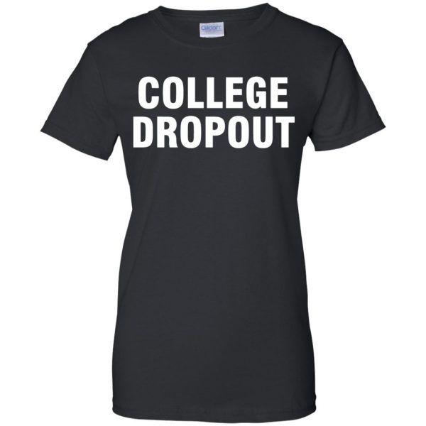 college dropout womens t shirt - lady t shirt - black