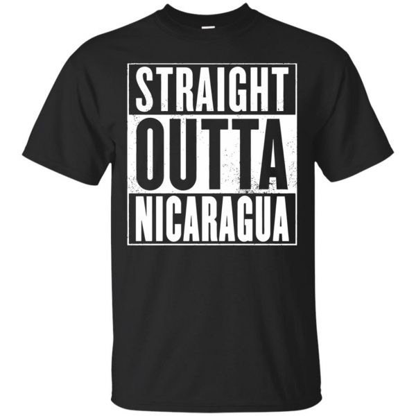 nicaragua shirt - black