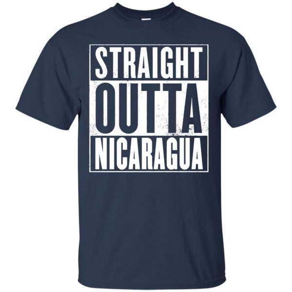 nicaragua t shirt - navy blue