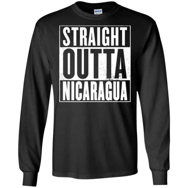 nicaragua long sleeve - black