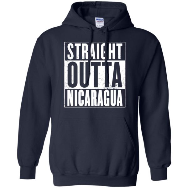 nicaragua hoodie - navy blue