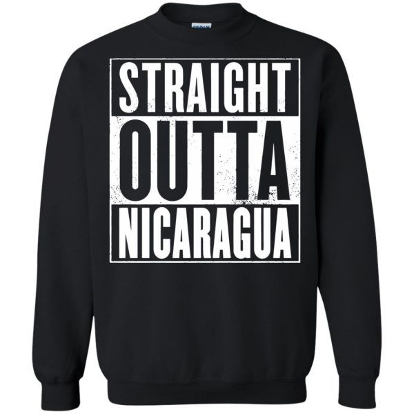 nicaragua sweatshirt - black