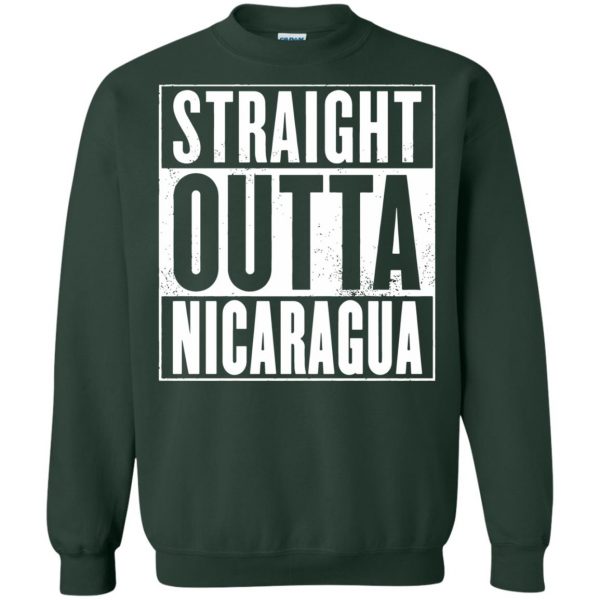 nicaragua sweatshirt - forest green