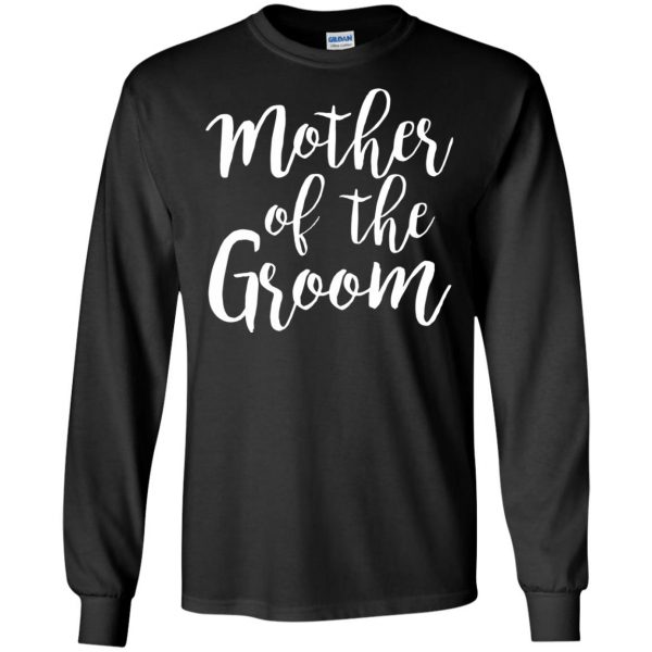 mother of the groom long sleeve - black