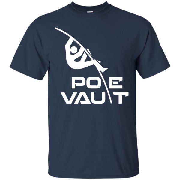 pole vaults t shirt - navy blue