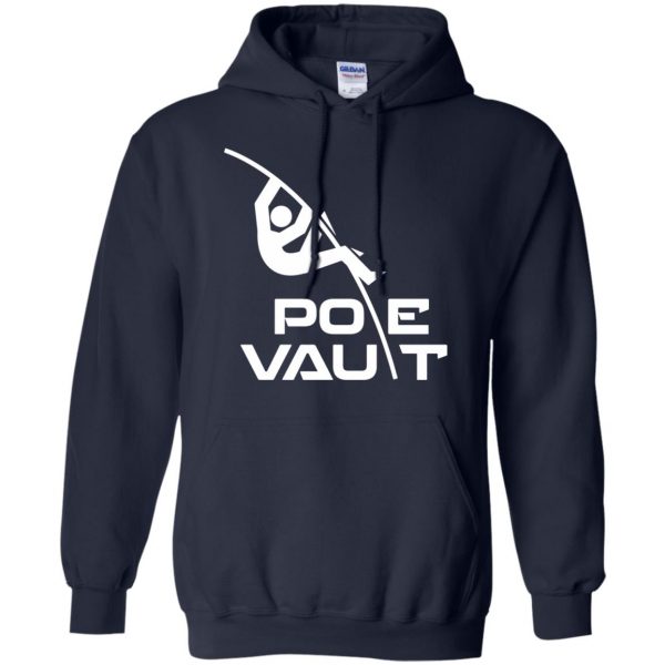 pole vaults hoodie - navy blue