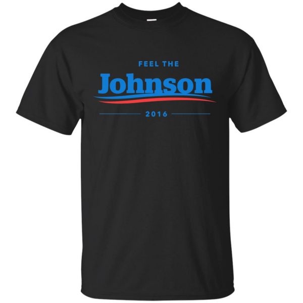 gary johnson t shirt - black