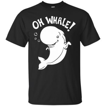 oh whale shirt - black